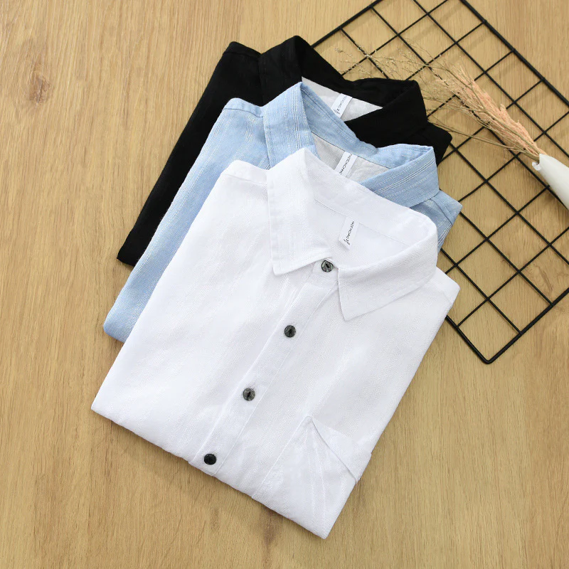 Paul | Sardinia Linen Cotton Polo Shirt - Image 6