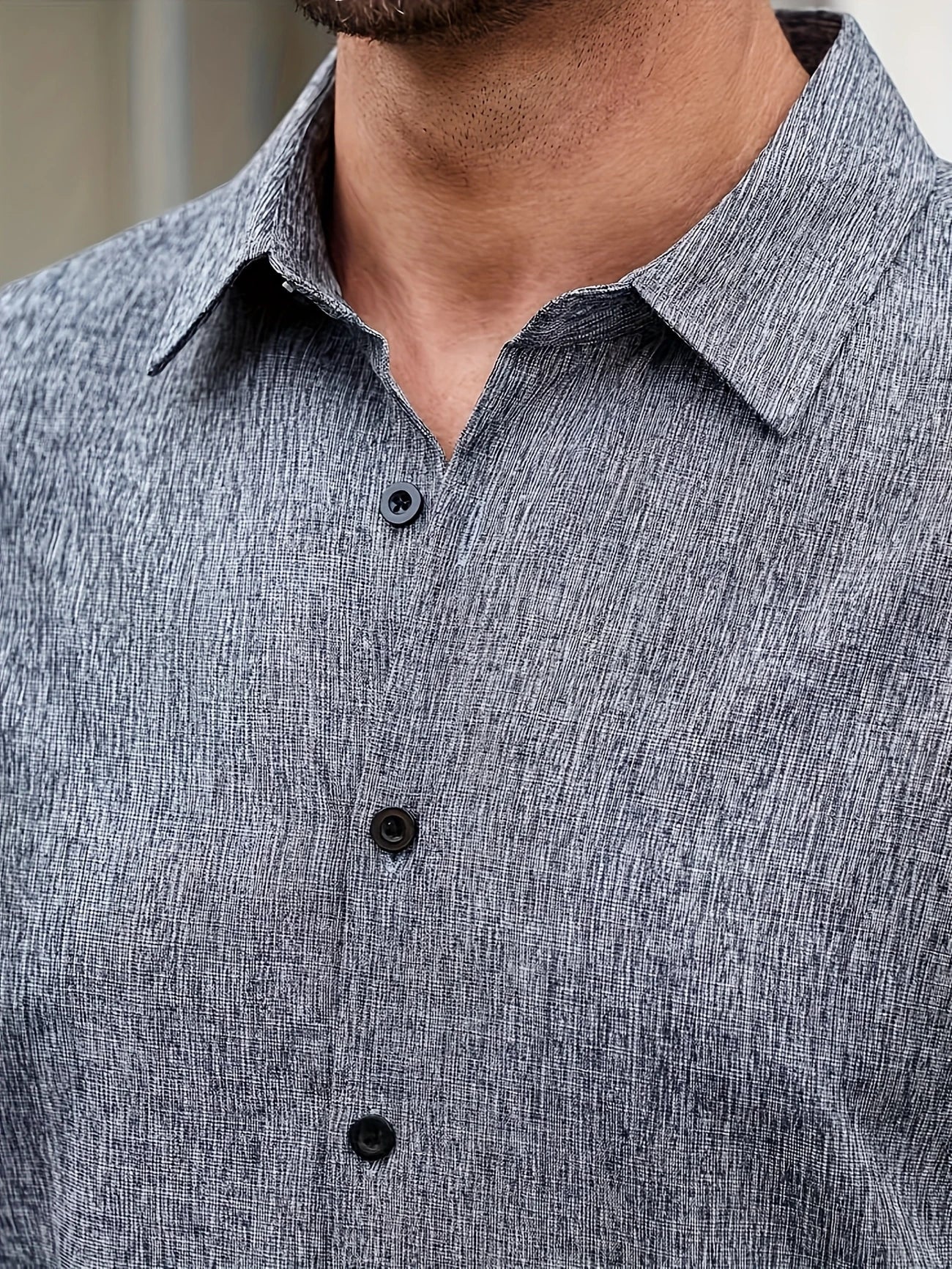 Pax | Lightweight short-sleeved linen blend shirt - Image 14