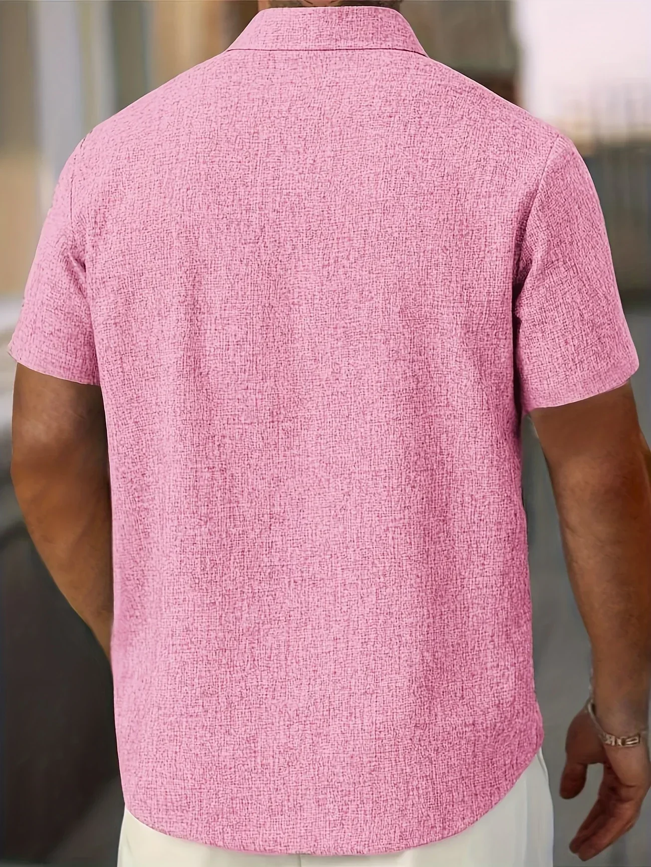 Pax | Lightweight short-sleeved linen blend shirt - Image 29