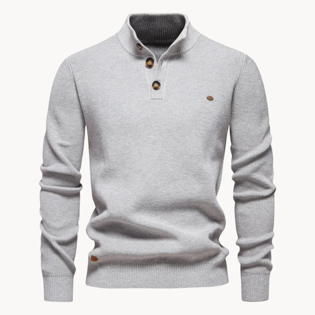 Pedro Armengol® | Button Mockneck Sweater - Image 4