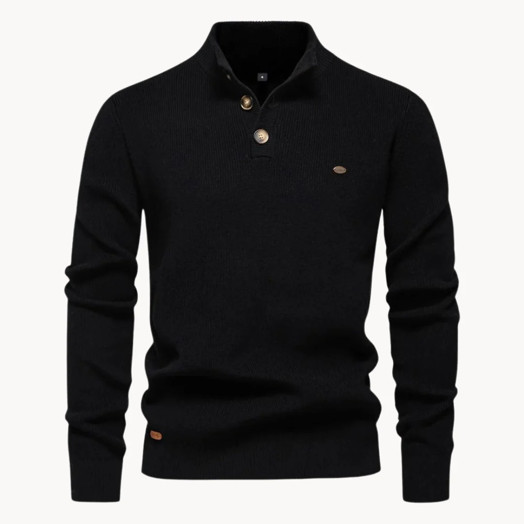 Pedro Armengol® | Button Mockneck Sweater - Image 5