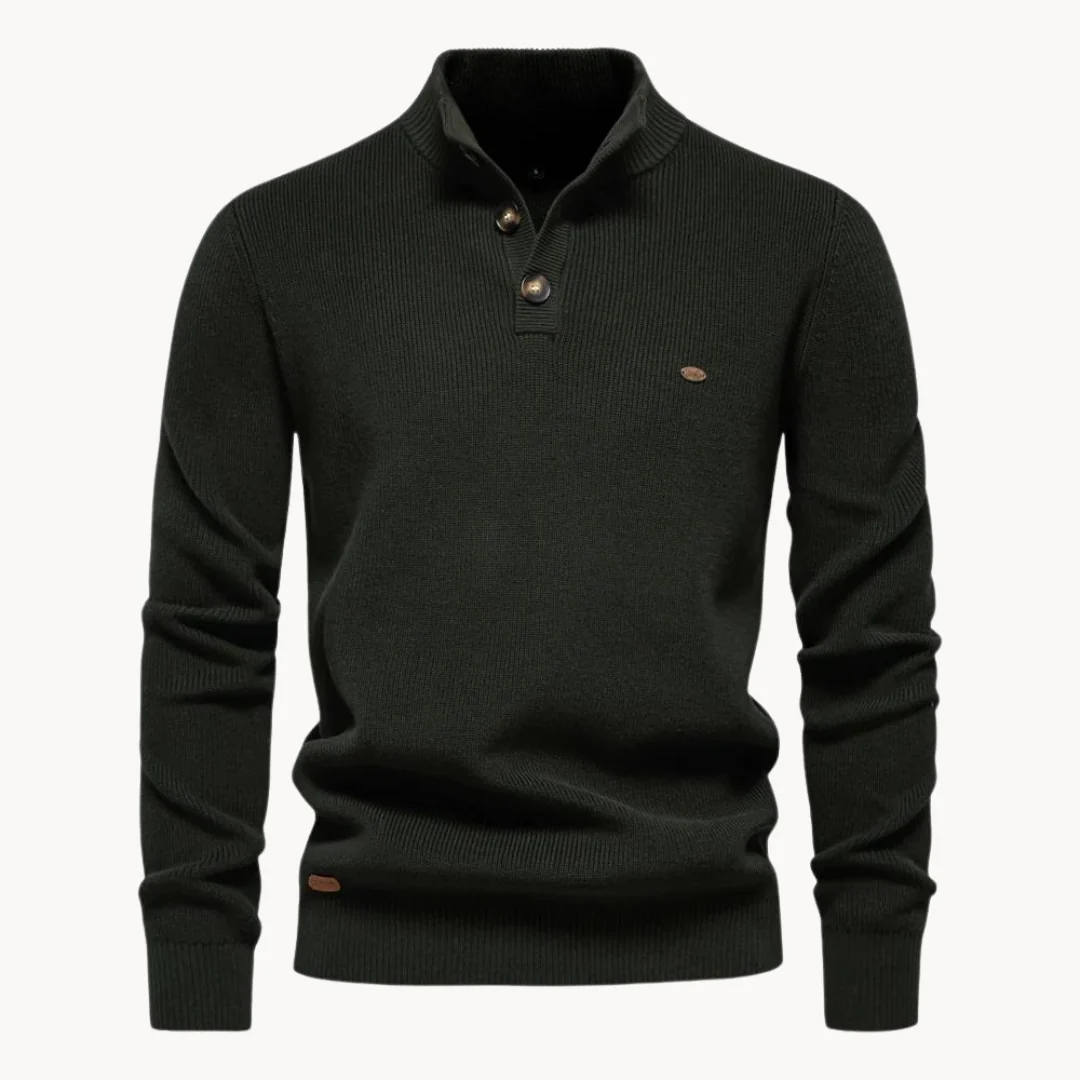 Pedro Armengol® | Button Mockneck Sweater - Image 6