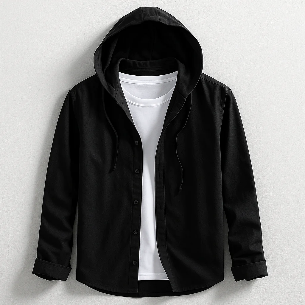 Pedro | LUXURY HOODED SHIRT - Image 6