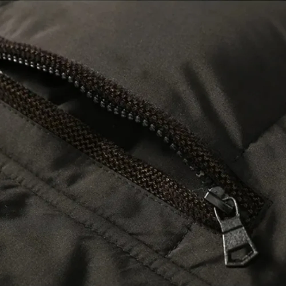 Penn | Stylish quilted fleece winter jacket - Image 4