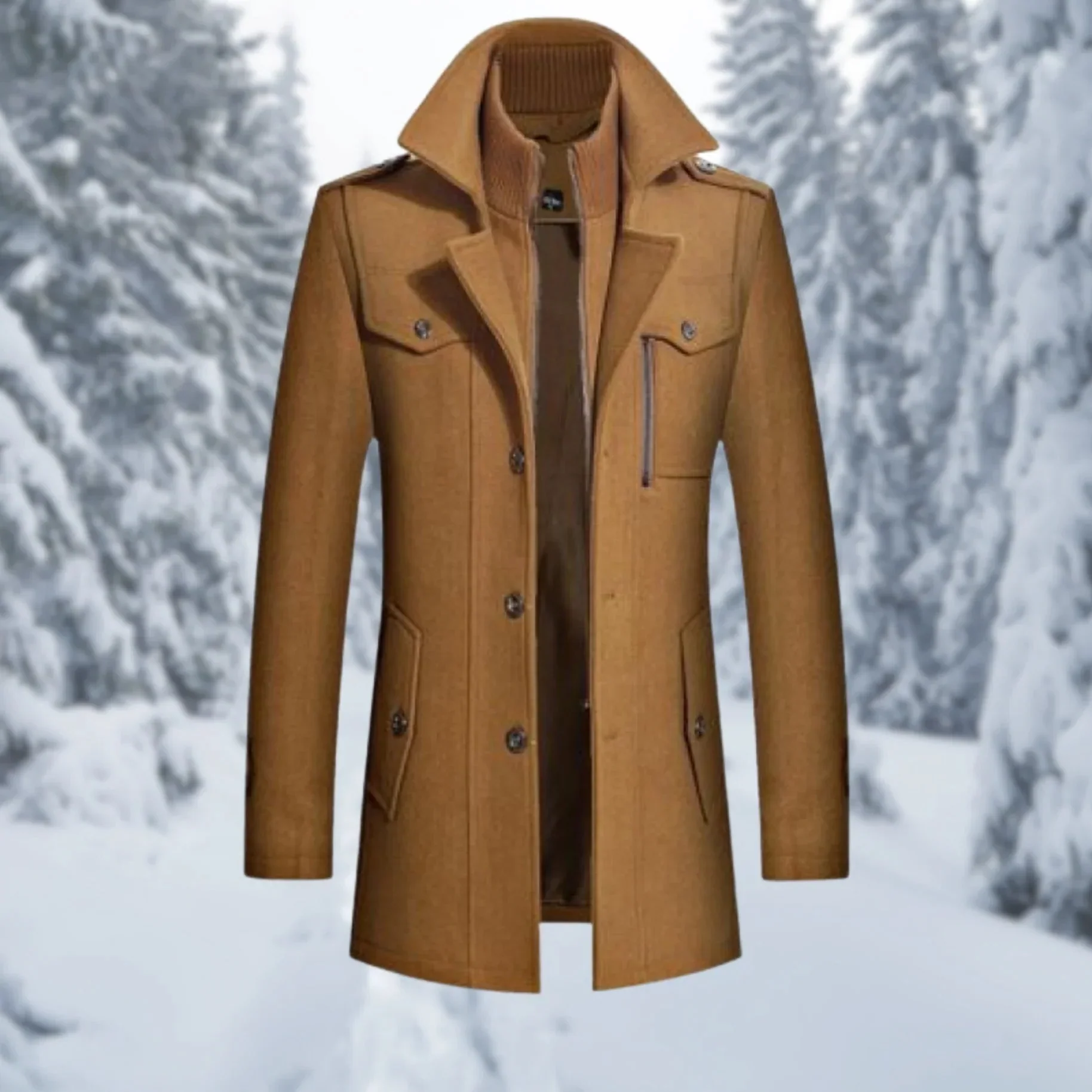 Pepe® | Men’s Winter Coats With High Collar - Image 3
