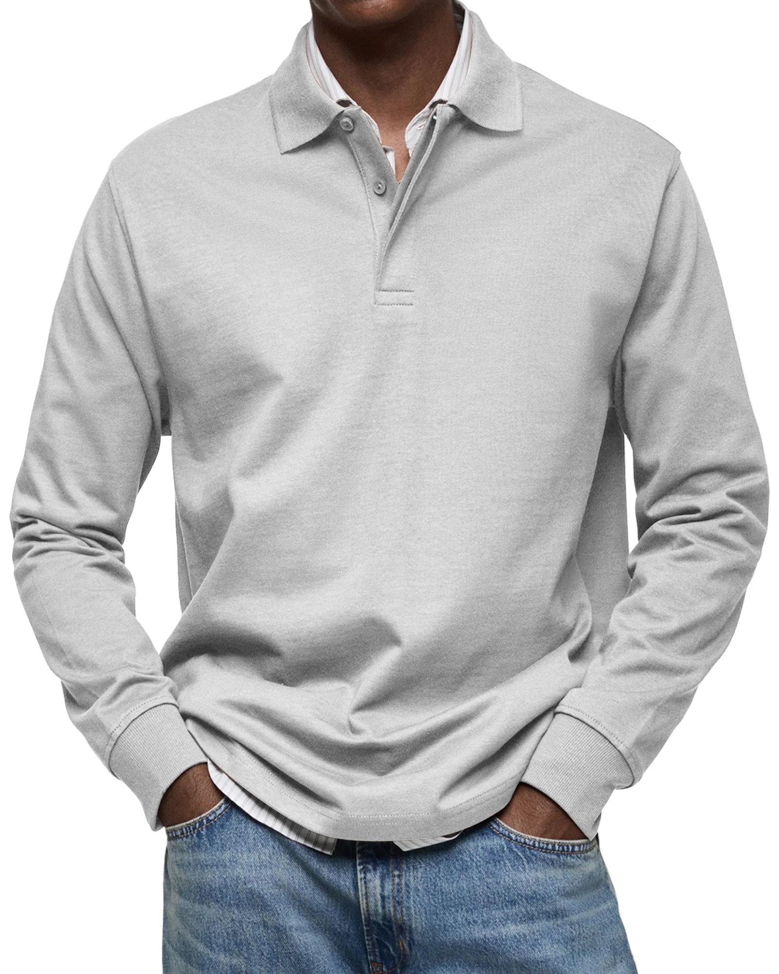Percy® | Men'S Long-Sleeve Polo - Image 4