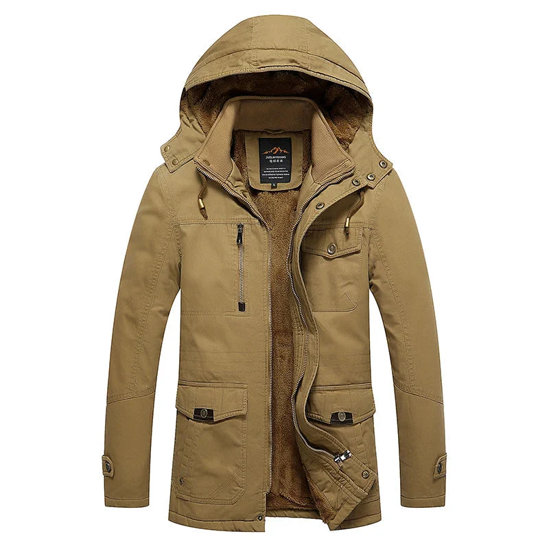 Percy | Stylish cotton quilted winter jacket - Image 5