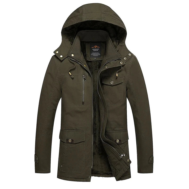 Percy | Stylish cotton quilted winter jacket - Image 6