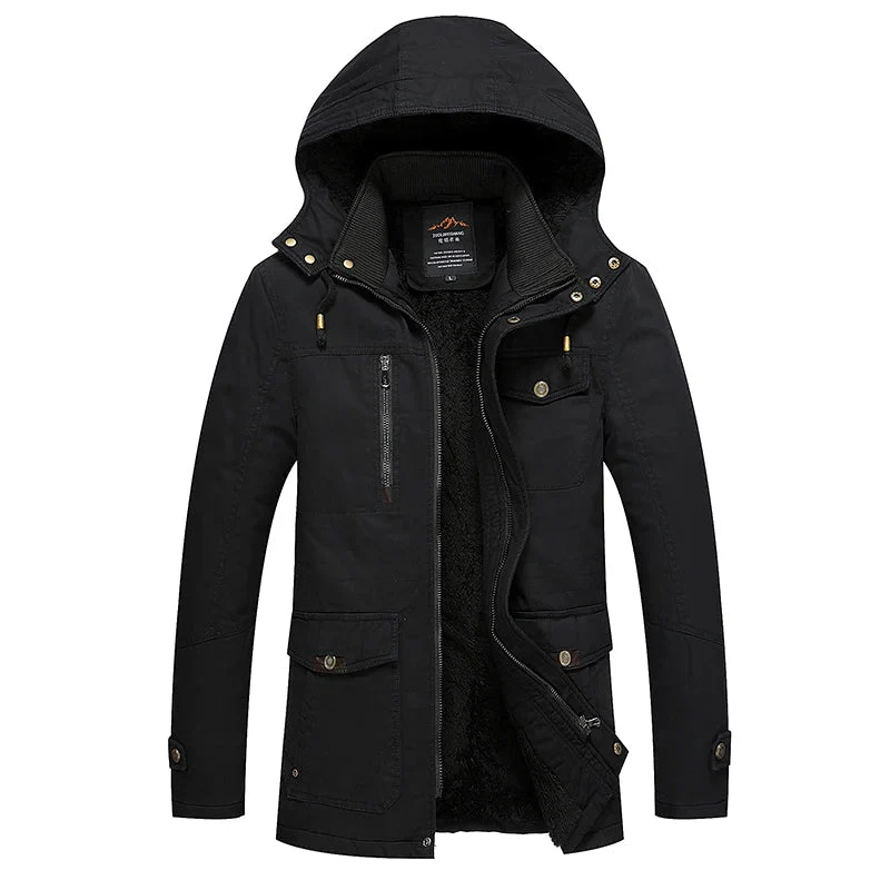 Percy | Stylish cotton quilted winter jacket - Image 7