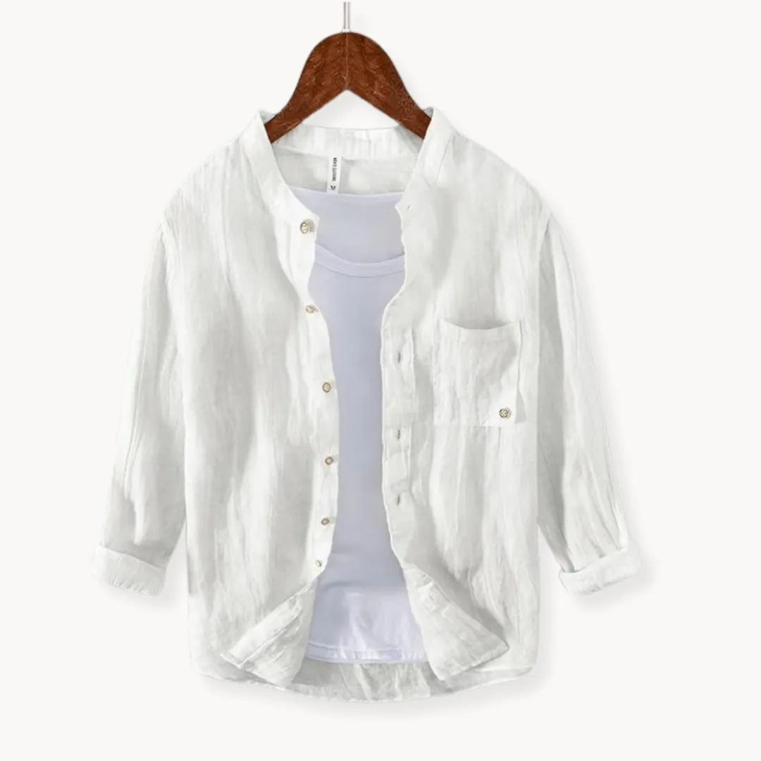 Perfecto | Oliver Lightweight Summer Linen Shirt - Image 5