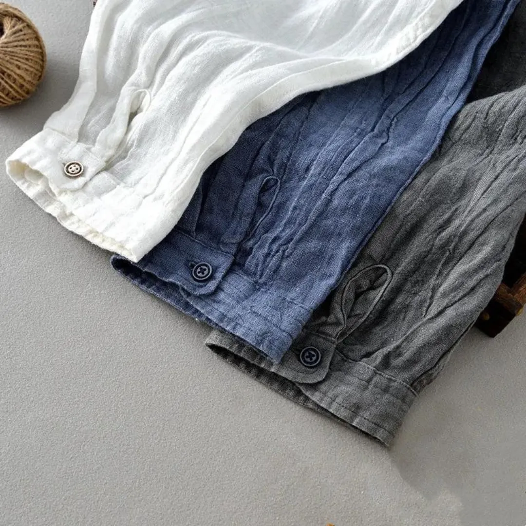 Perfecto | Oliver Lightweight Summer Linen Shirt - Image 8