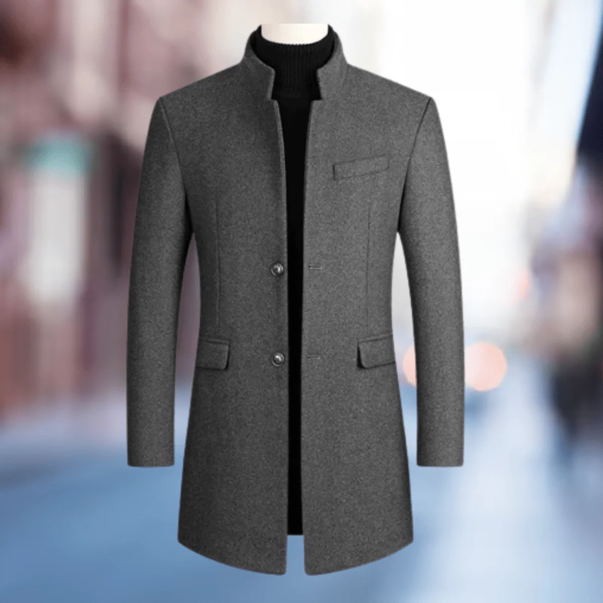 Pericles® | Men’s Winter Coats With Stand Collar - Image 2