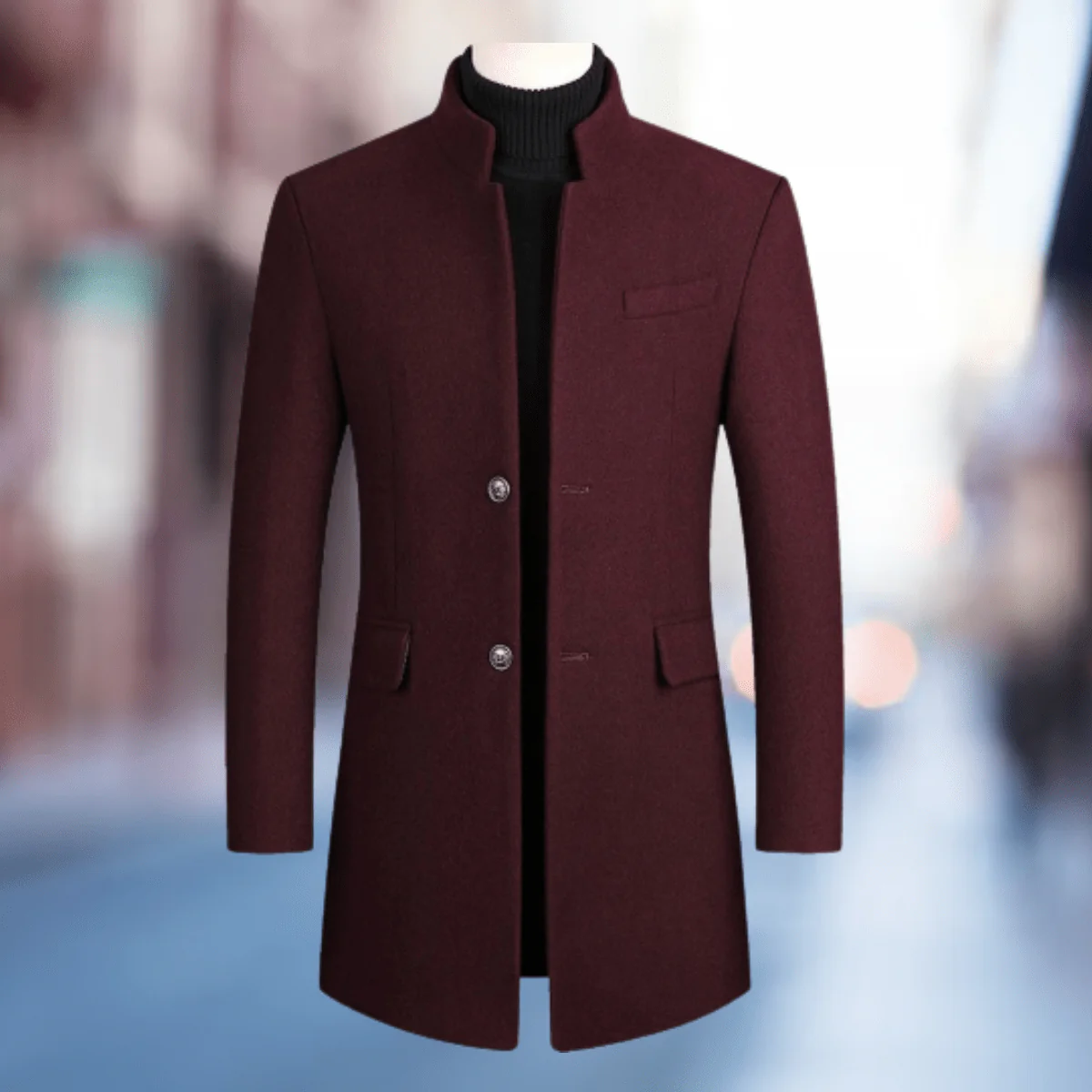 Pericles® | Men’s Winter Coats With Stand Collar - Image 3