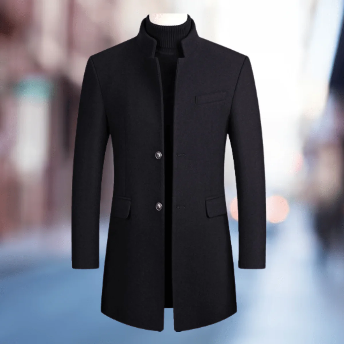 Pericles® | Men’s Winter Coats With Stand Collar - Image 4
