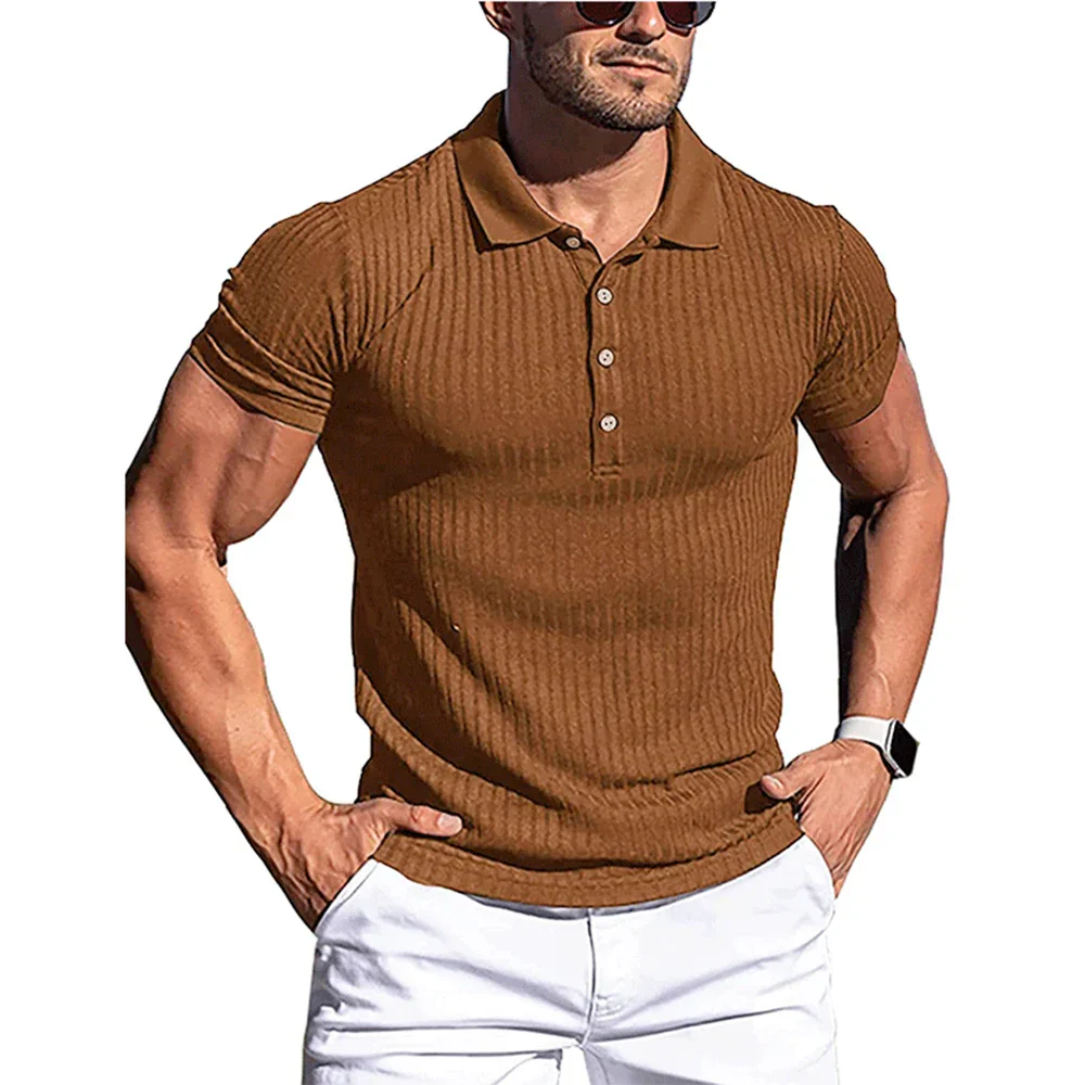 Peter | Elegant Striped Polo Shirt - Image 2