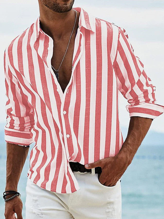 Philip | Elegant Striped Shirt - Image 2