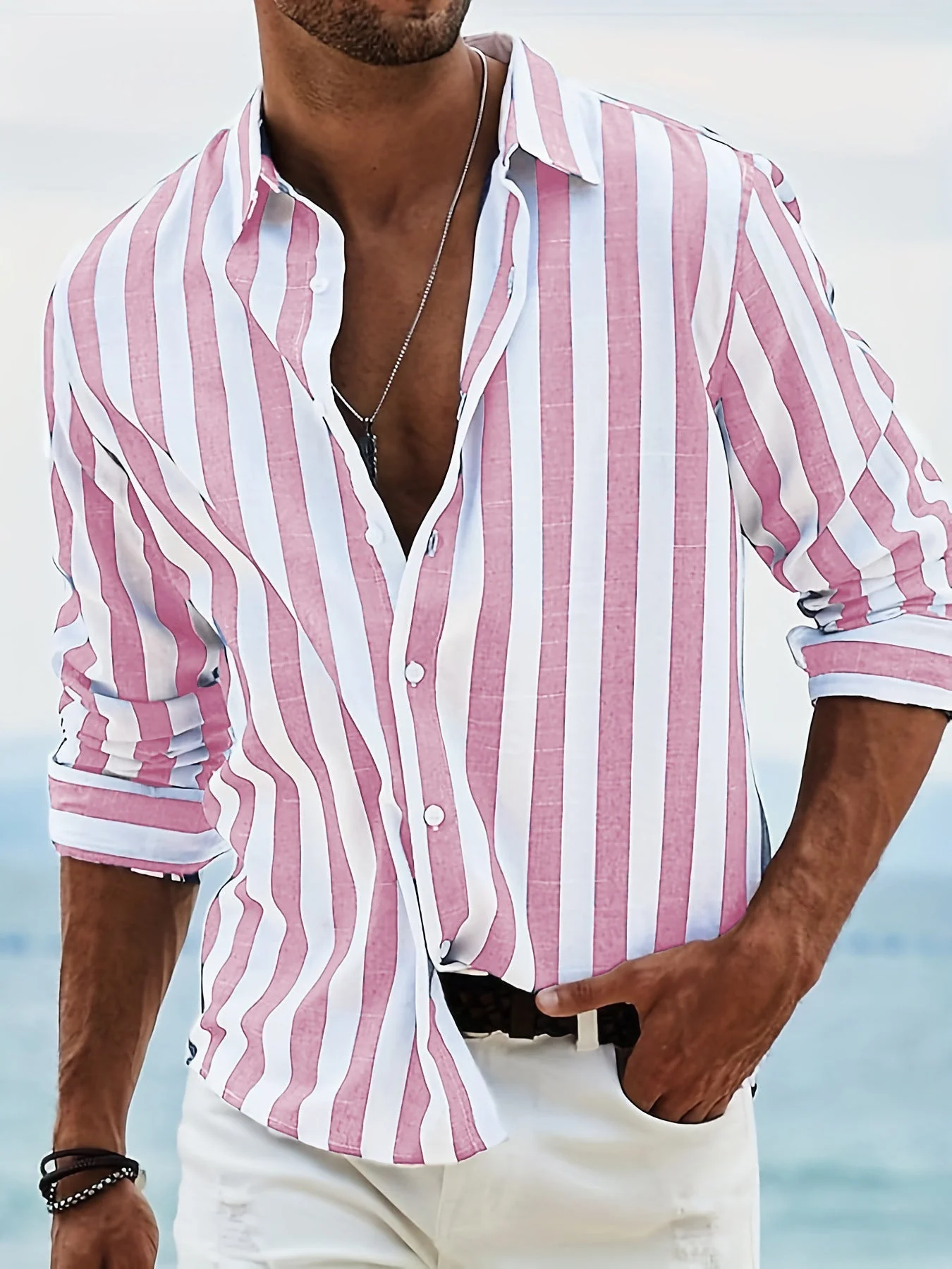 Philip | Elegant Striped Shirt - Image 4