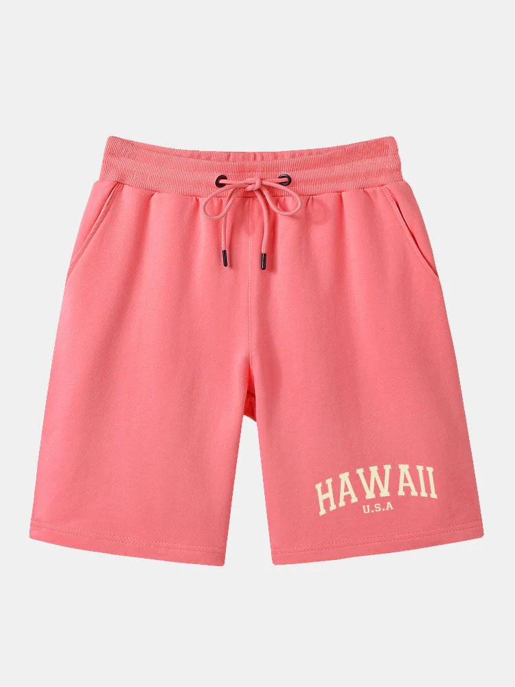 Philip | Hawaii Print Mid Length Shorts - Image 6