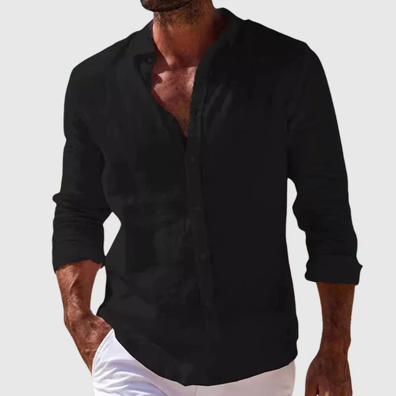 Philip | Sorrento Linen Shirt - Image 3