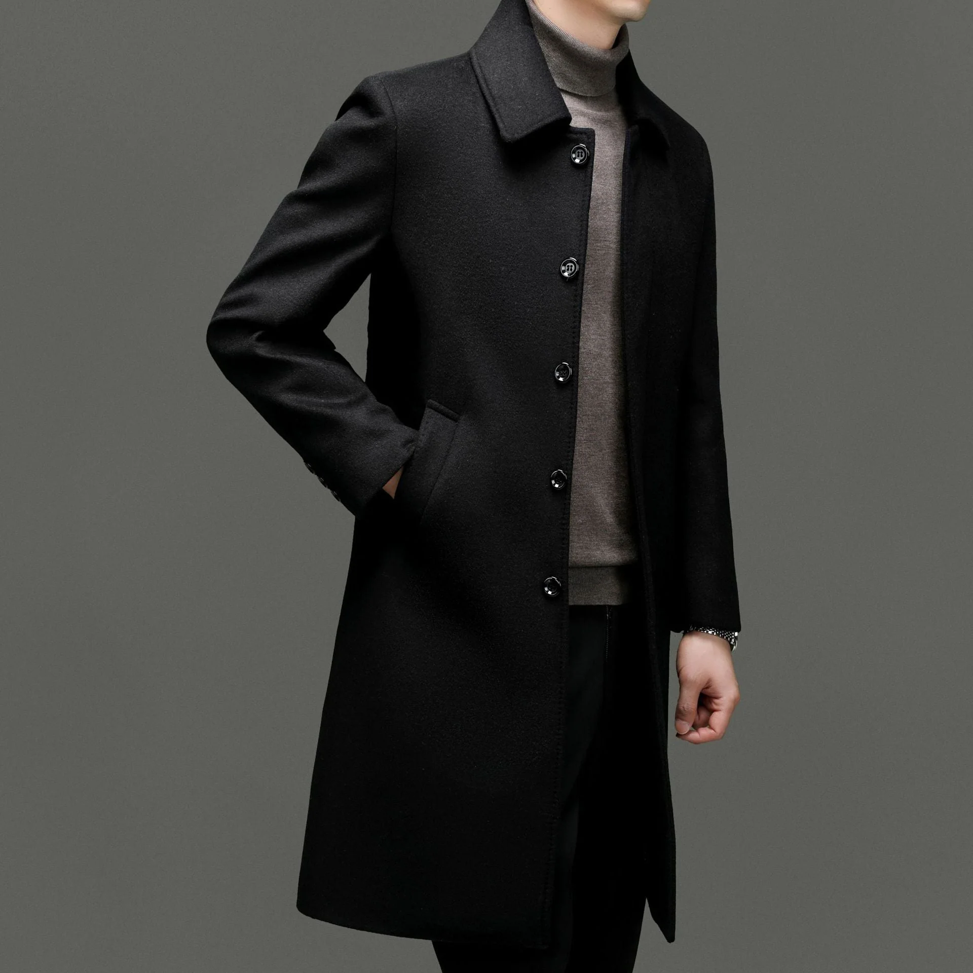 Piero® | BENFORD WOOL OVERCOAT - Image 3