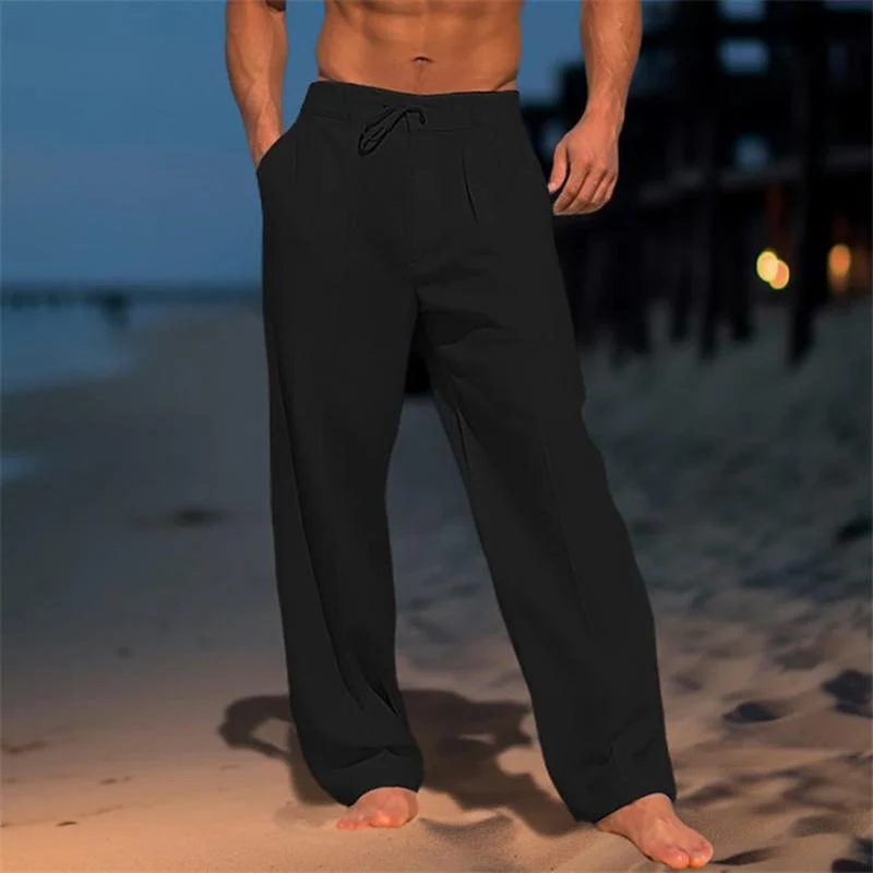 Pipo® | Plain Linen Trousers - Image 4