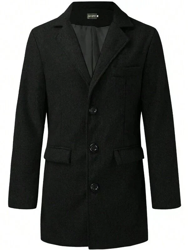 Plácido® | Men’s Winter Coats With Flap Pockets - Image 2