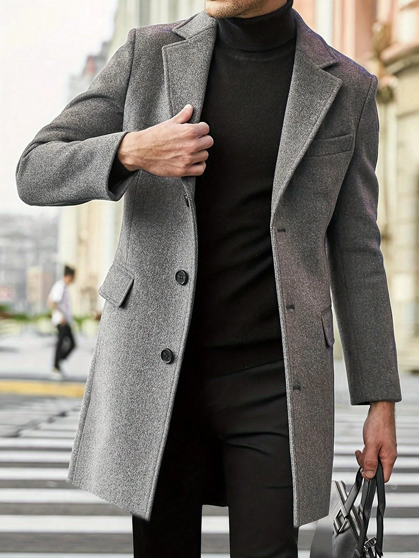 Plácido® | Men’s Winter Coats With Flap Pockets - Image 4