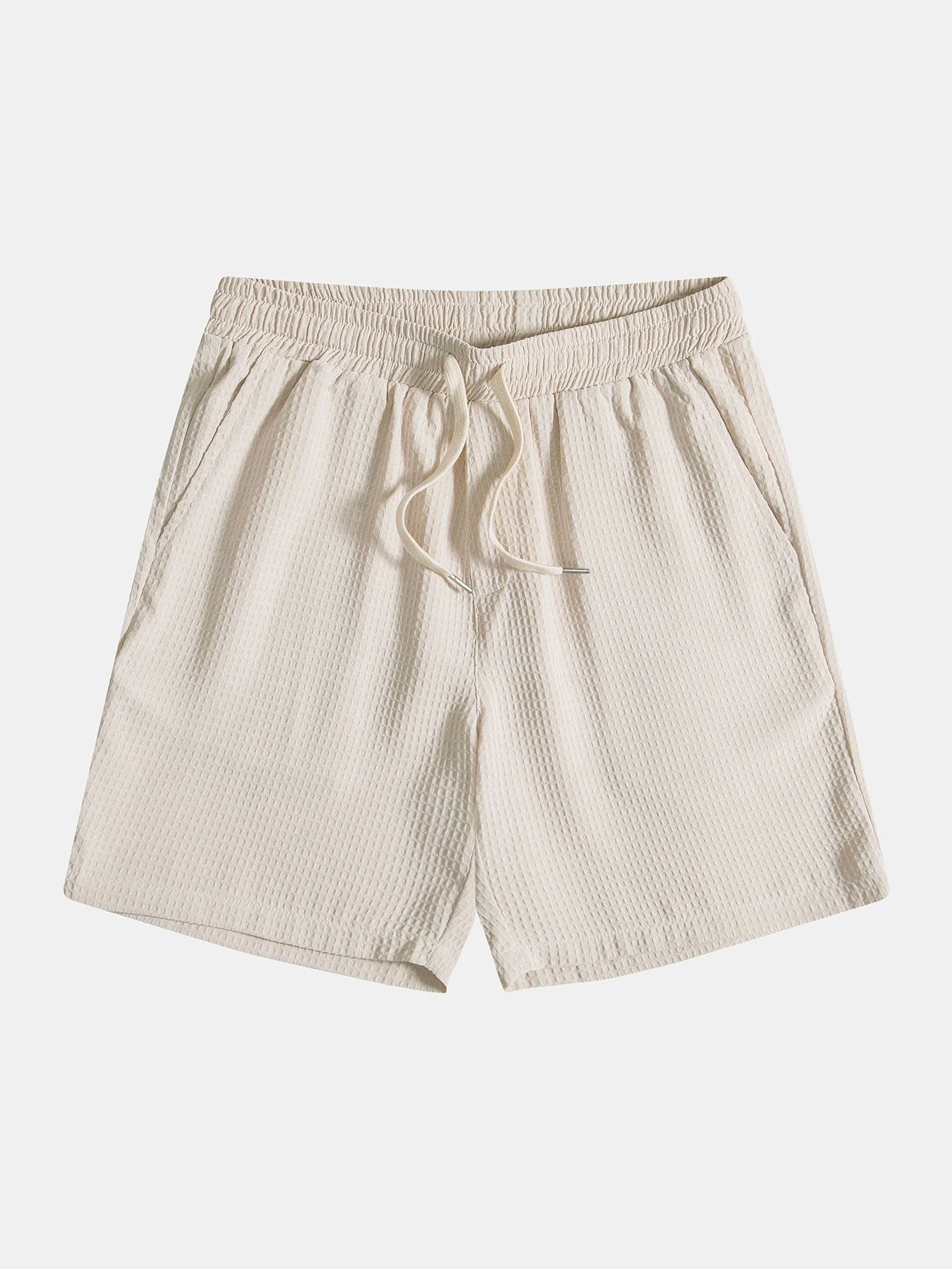 Plácido® | Waffle Revere Collar Shirt & Shorts - Image 6