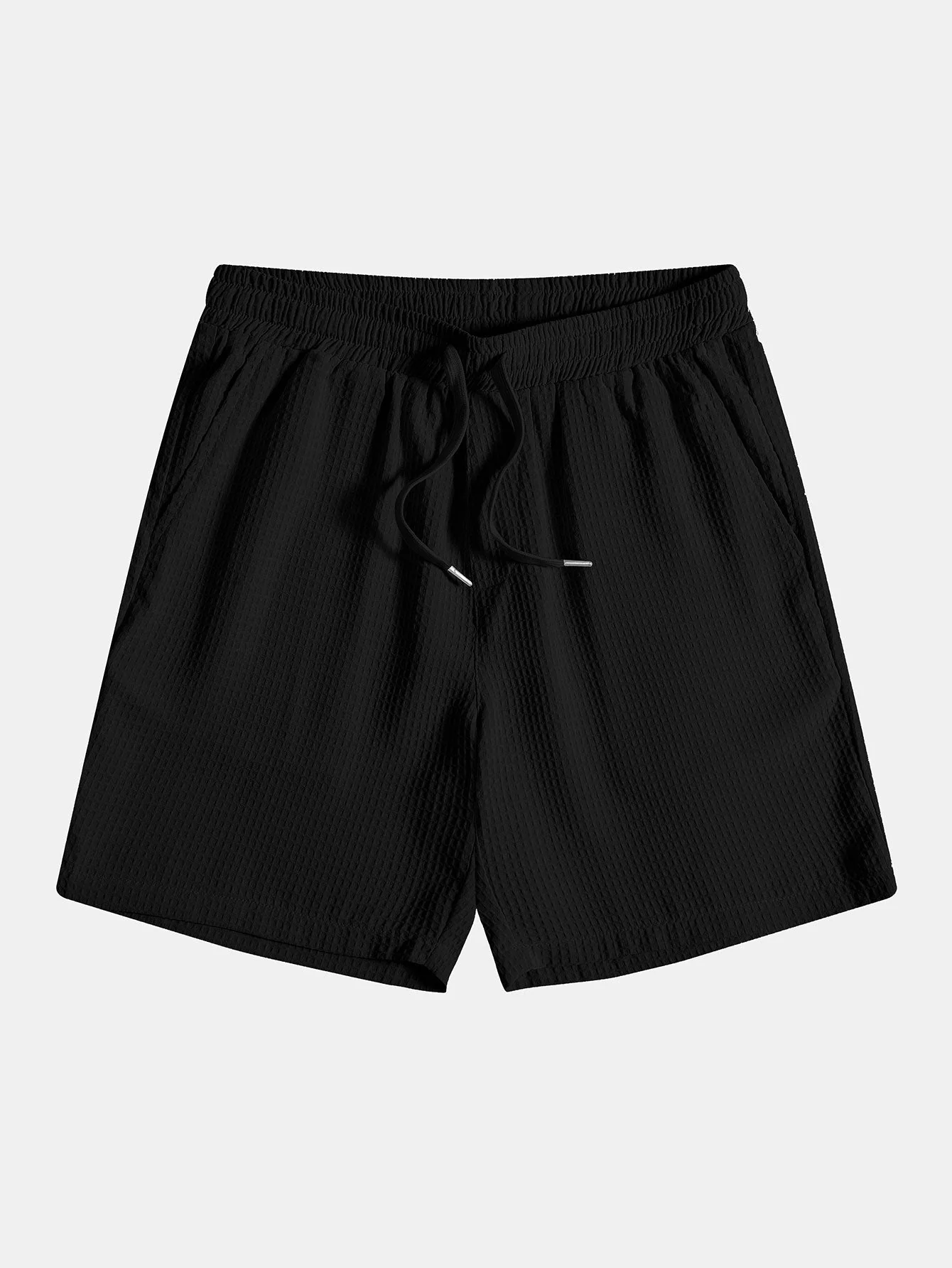 Plácido® | Waffle Revere Collar Shirt & Shorts - Image 7