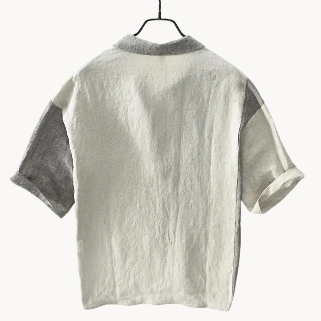 Plácido | Tone Button Down Linen Shirt - Image 2