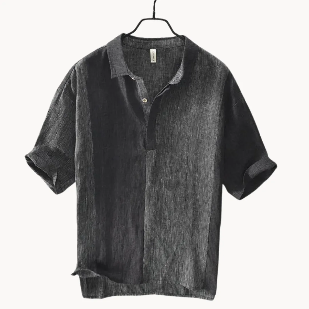 Plácido | Tone Button Down Linen Shirt - Image 5
