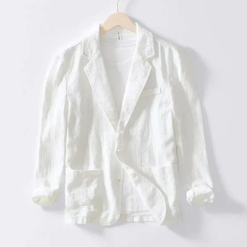 Polo | Men's linen-cotton jacket slim fit - Image 6