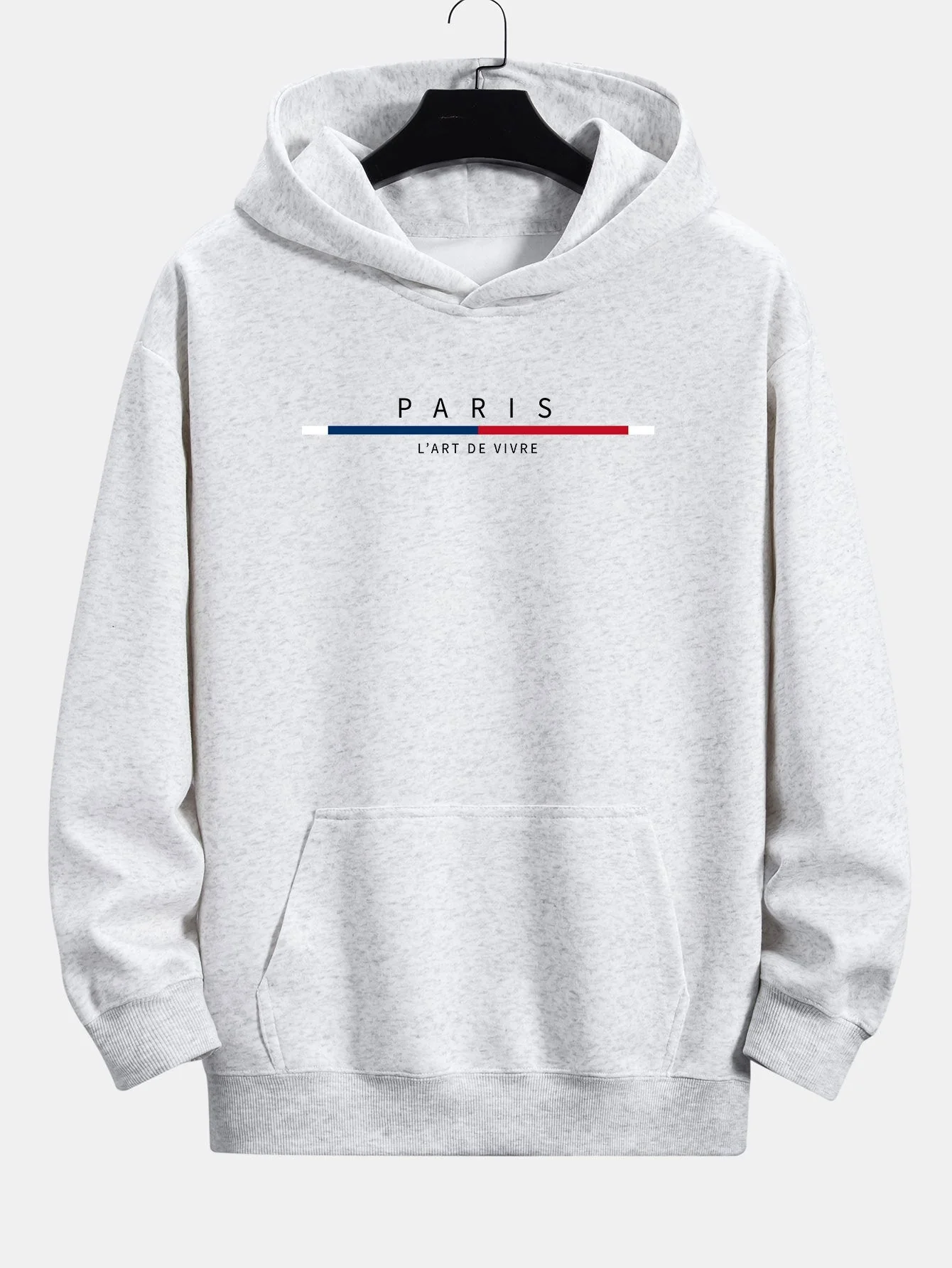 Prince | Paris Stripe Print Relax Fit Hoodie - Image 5