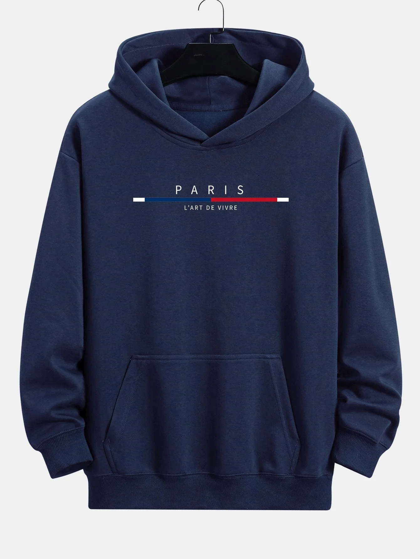 Prince | Paris Stripe Print Relax Fit Hoodie - Image 6