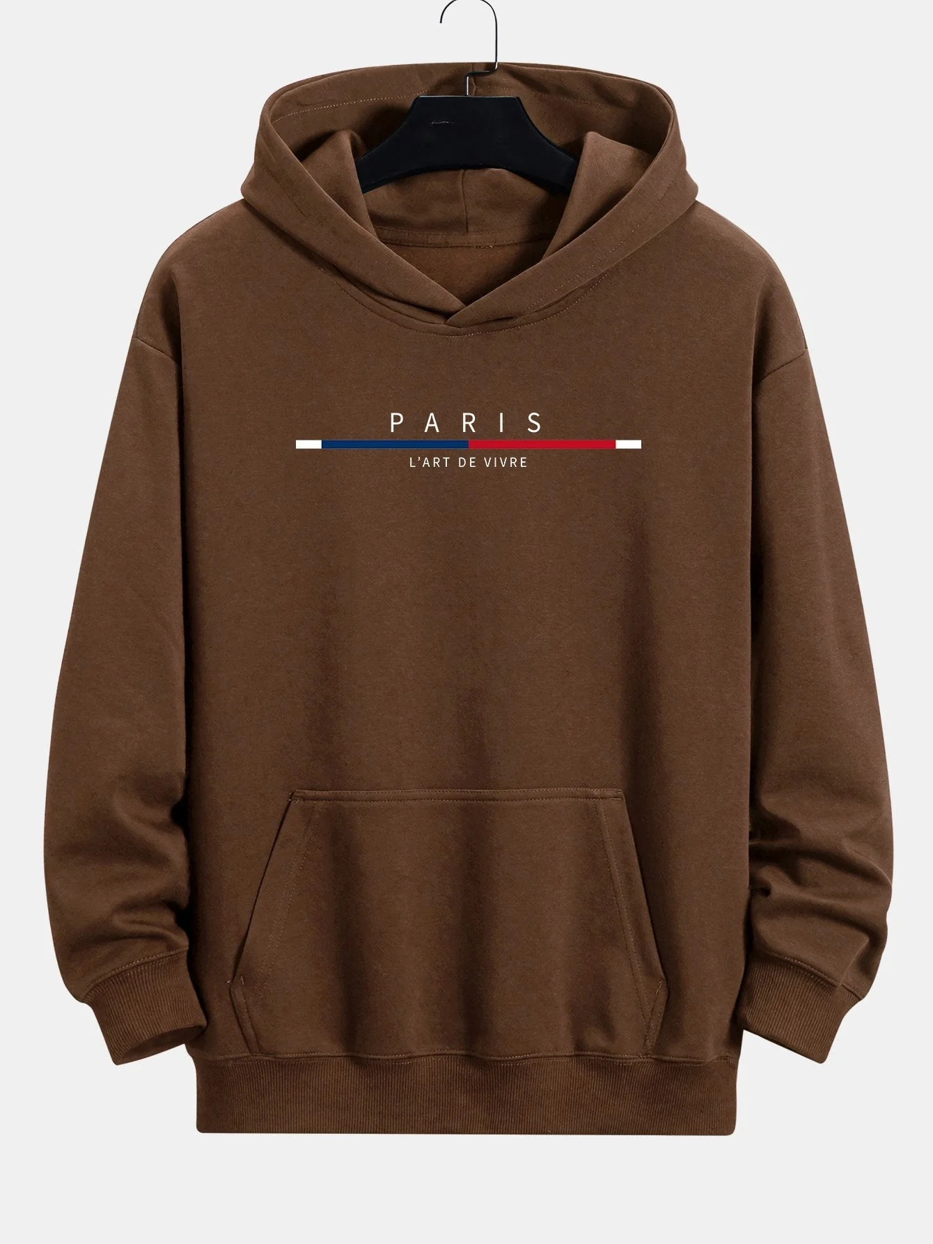 Prince | Paris Stripe Print Relax Fit Hoodie - Image 8