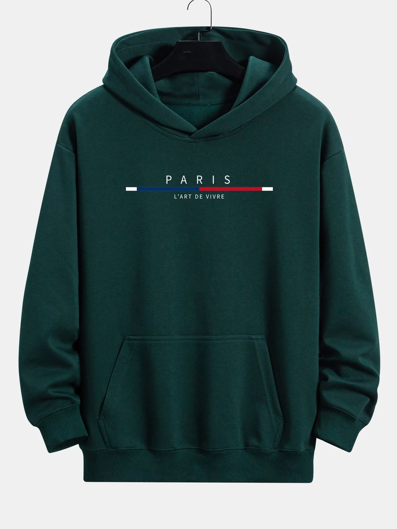 Prince | Paris Stripe Print Relax Fit Hoodie - Image 9