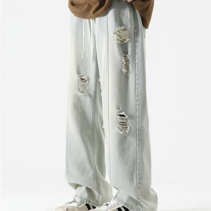 Pruett® | Nexus Distressed Denim Joggers - Image 11