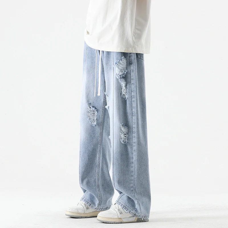 Pruett® | Nexus Distressed Denim Joggers - Image 7