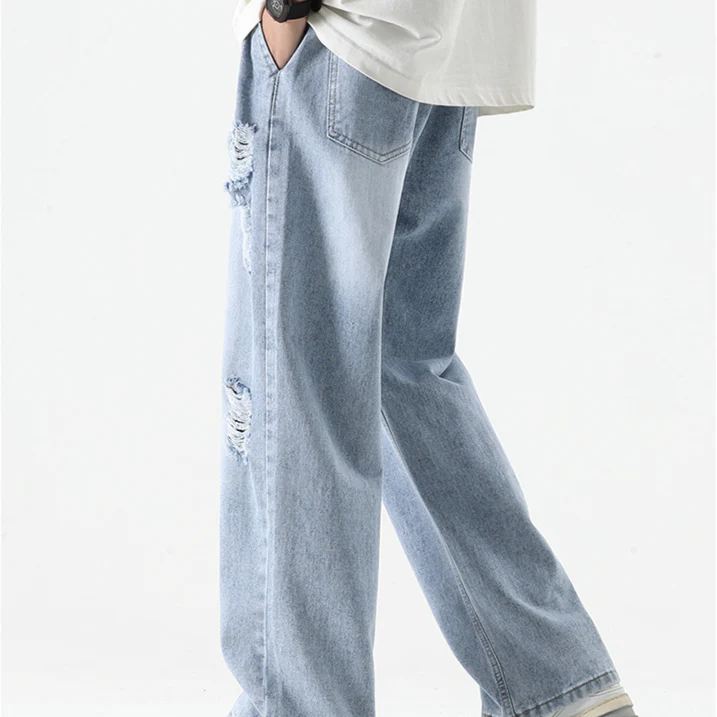 Pruett® | Nexus Distressed Denim Joggers - Image 8