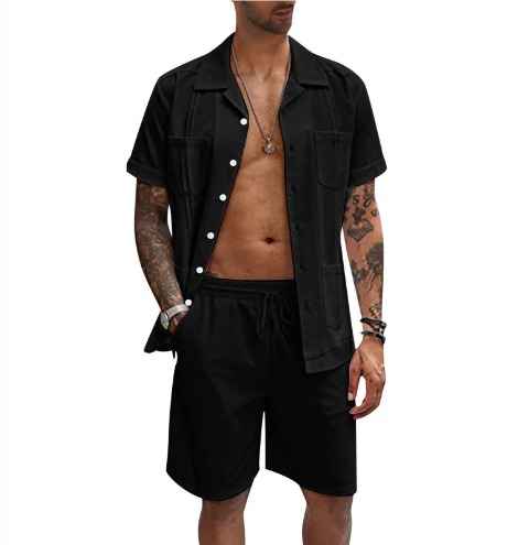 Quentin® | Shirt & Shorts Summer Set For Men - Image 3