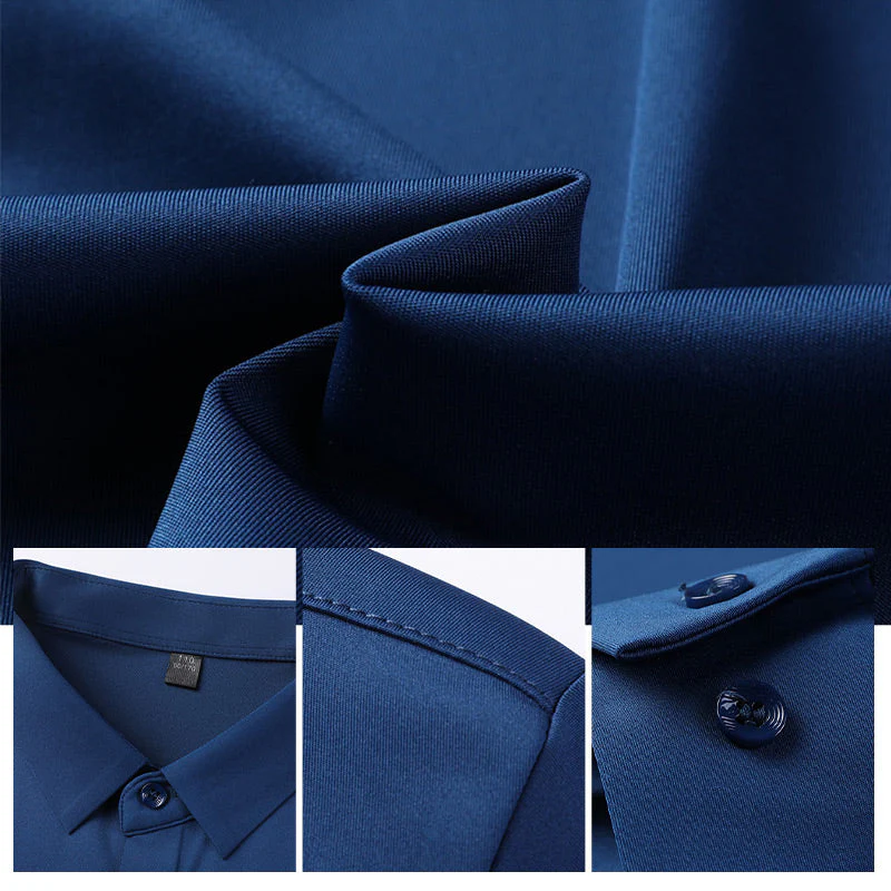Quentin | Men's Wrinkle-Resistant Stretch Shirt - Image 3