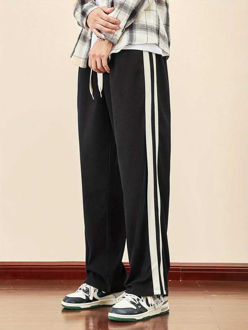 Quilino® | Color Block Drawstring Pants For Men - Image 3