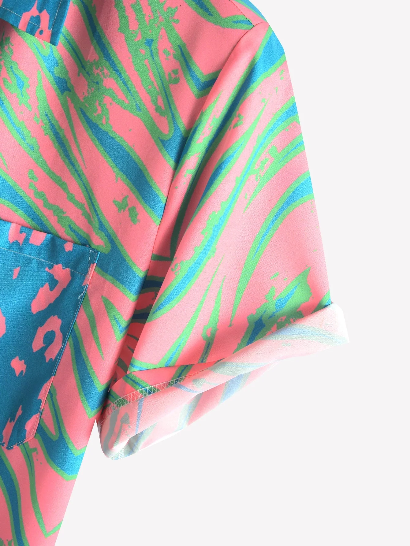 Quim® | Animal Pattern Print Patchwork Shirts - Image 3