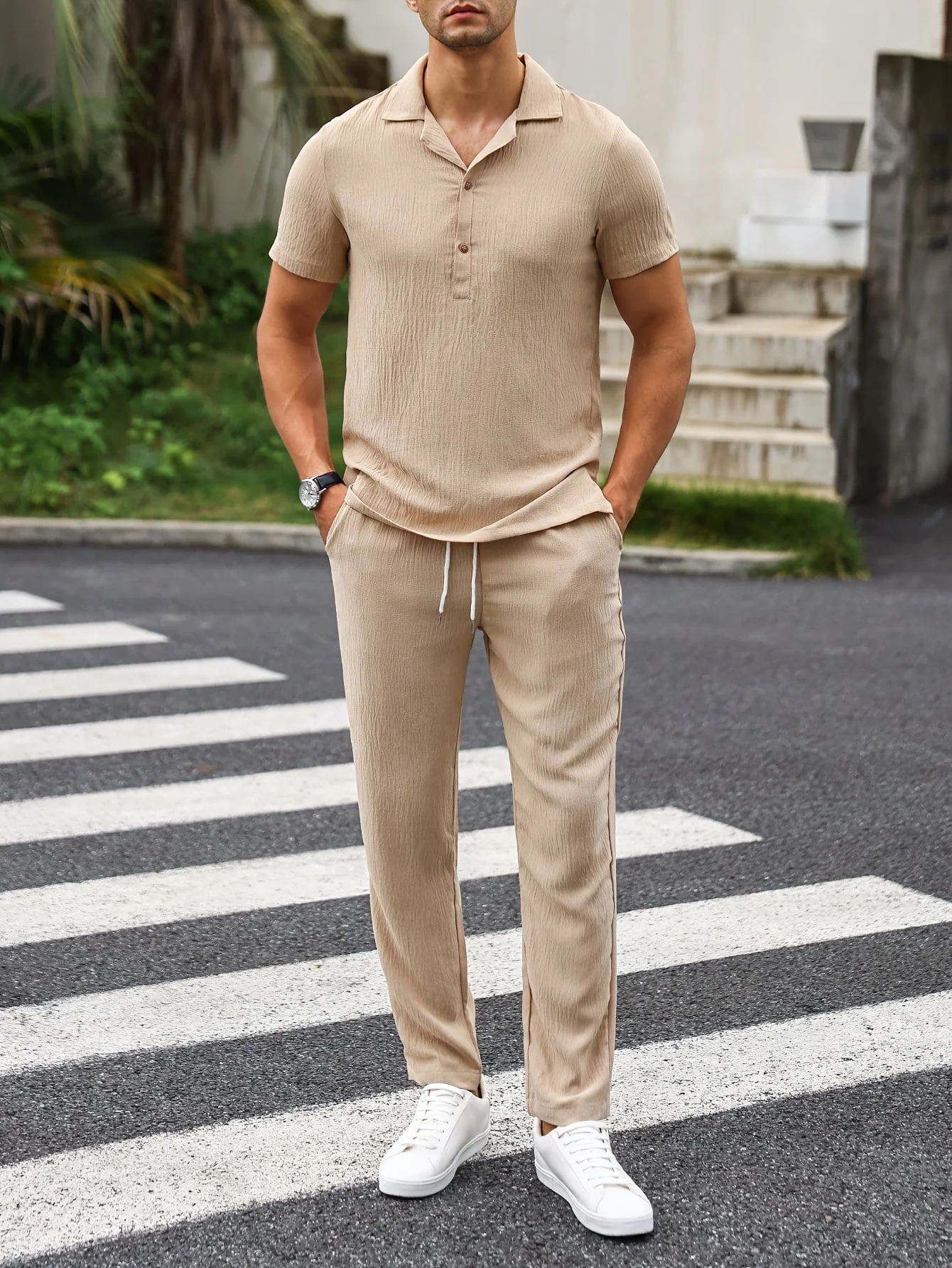 Quincy® | Two-Piece Casual Summer Outfit For Men - Image 4