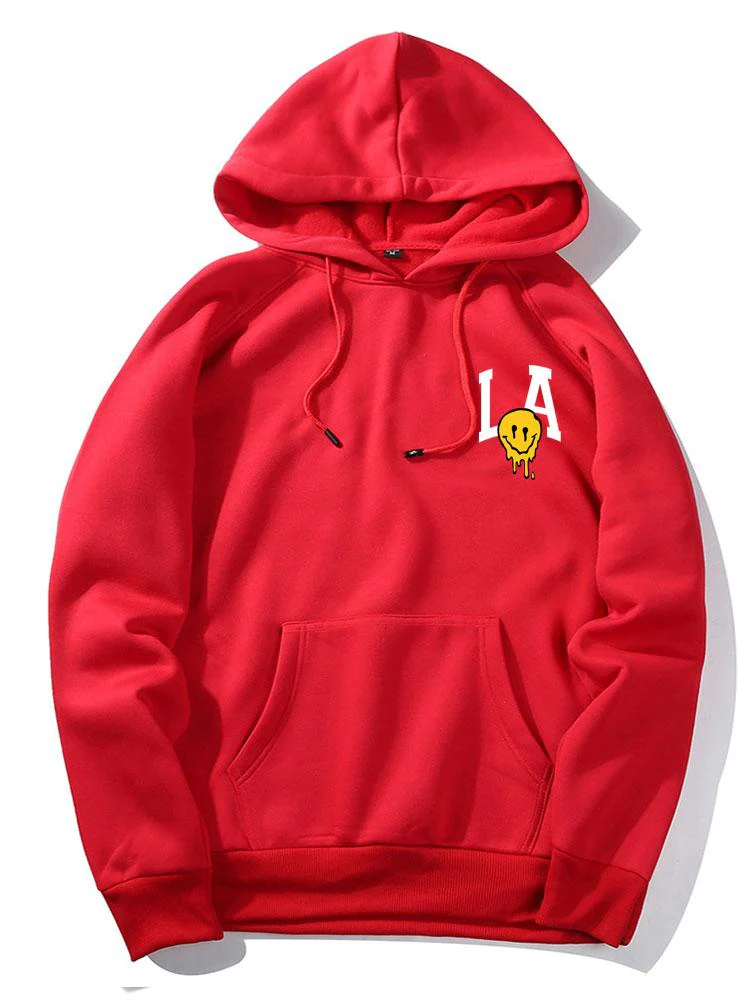 Quincy | LA Smiley Print Hoodie - Image 12