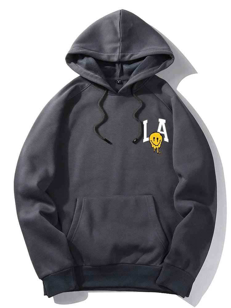 Quincy | LA Smiley Print Hoodie - Image 16