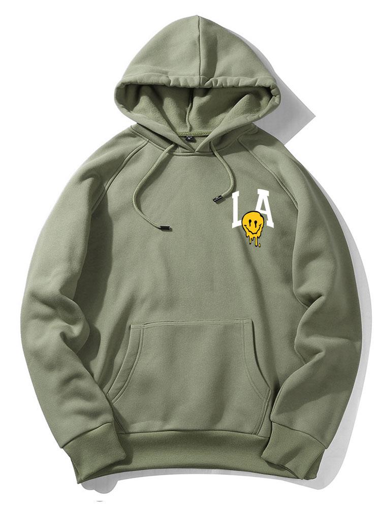 Quincy | LA Smiley Print Hoodie - Image 8