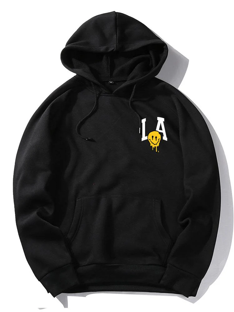 Quincy | LA Smiley Print Hoodie - Image 9