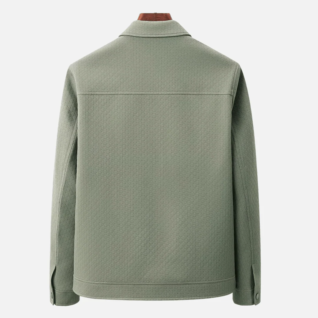 Quinn | Elliot Vintage Textured Cotton Knit Jacket - Image 3