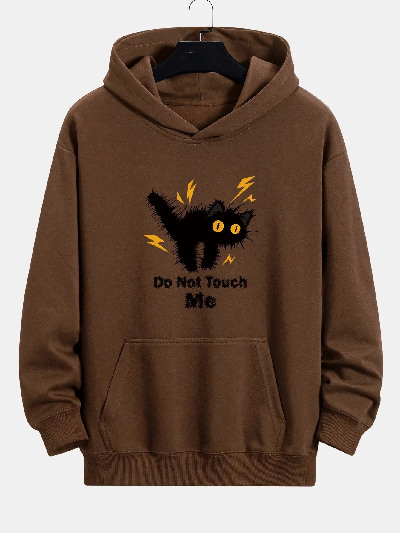 Quintín® | Angry Cat Print Relax Fit Hoodie - Image 7